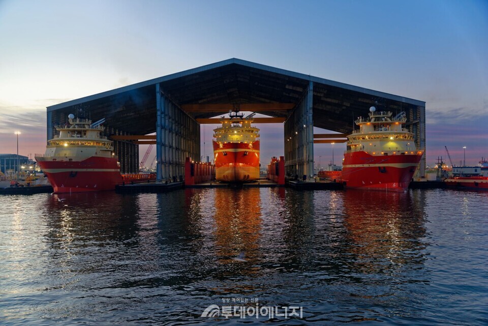  ‘에디슨 슈에스트 오프쇼어’ 社의 조선소 전경. /HD현대 제공