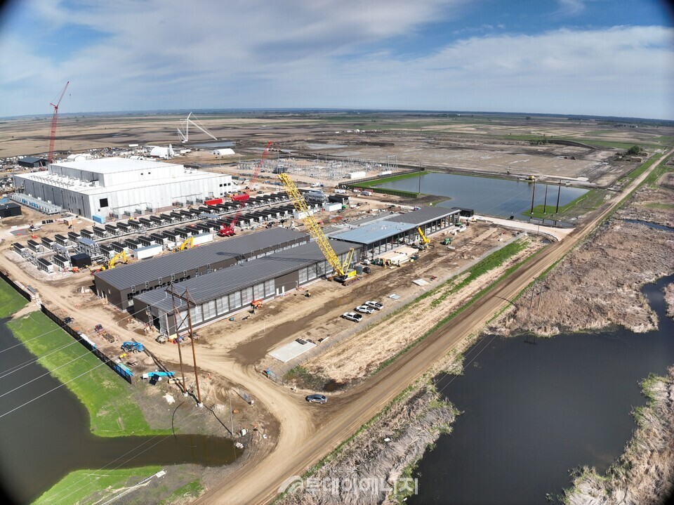 미국 노스다코타 주에 위치한 400MW 규모의 신규 데이터 센터 캠퍼스. 사진: 어플라이드 디지털(Applied Digital) / ABB 제공