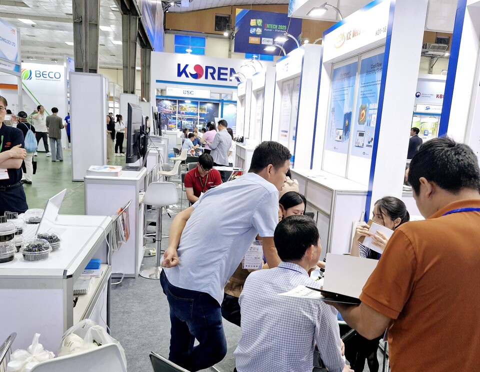 한국관 전시부스 모습