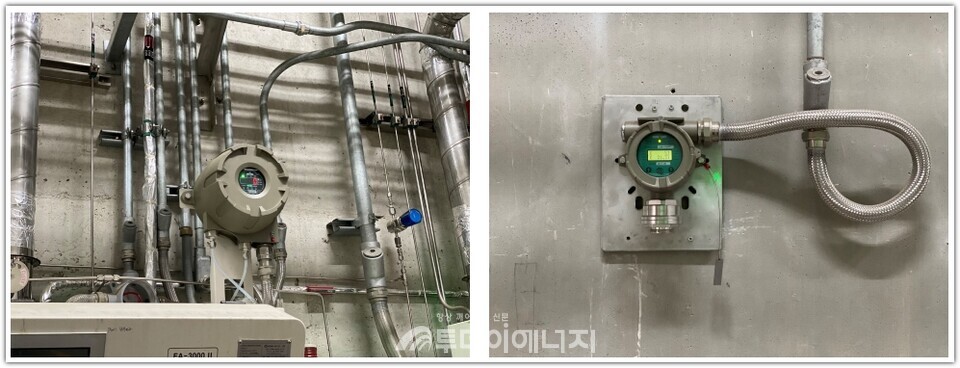 설치형 가스 감지기. /가스트론 제공