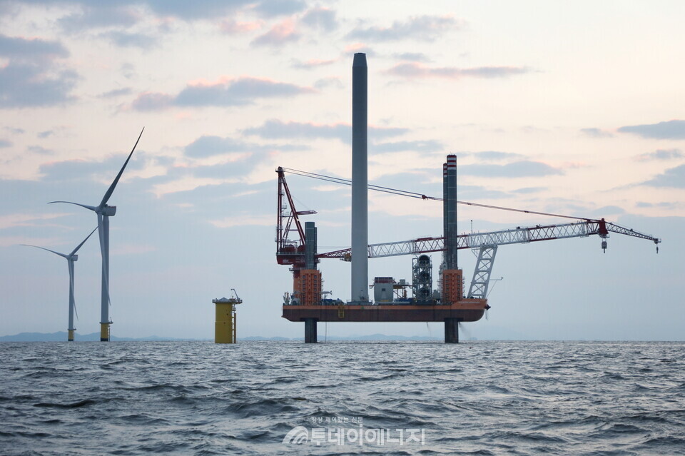 전남 신안 자은 해상풍력단지/전남도 제공