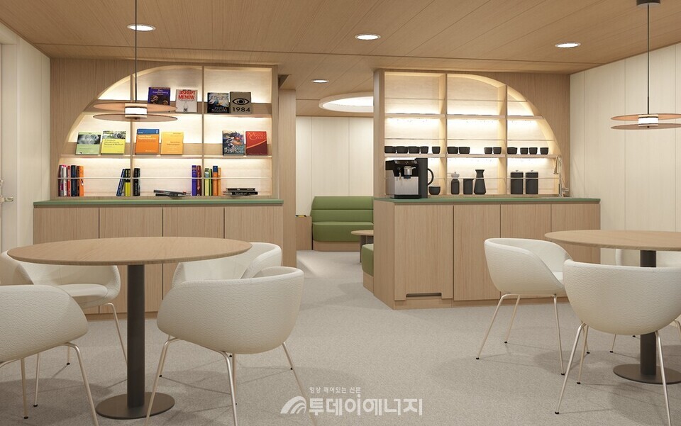 차세대 쇄빙연구선 선실 내부 이미지. /한화오션 제공