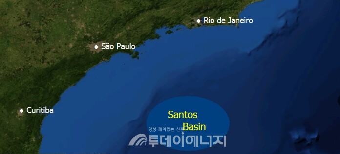 브라질 산투스 분지/출처 Petrobras