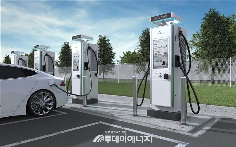 전기차 급속충전기./ SK시그넷 제공