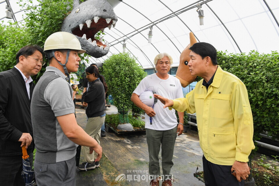 폭염 대응 긴급 현장점검 사진./ 수도권매립지관리공사 제공