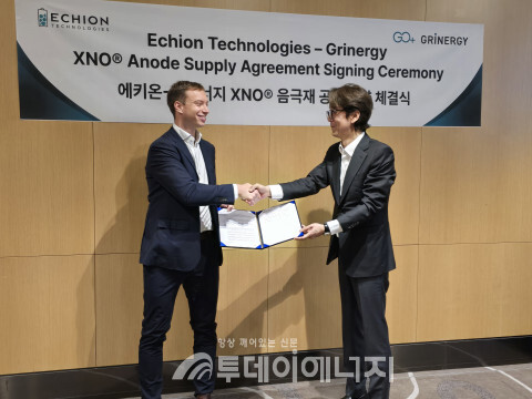에키온-그리너지 XNO® 음극재 공급 계약 체결식 / 그리너지 제공