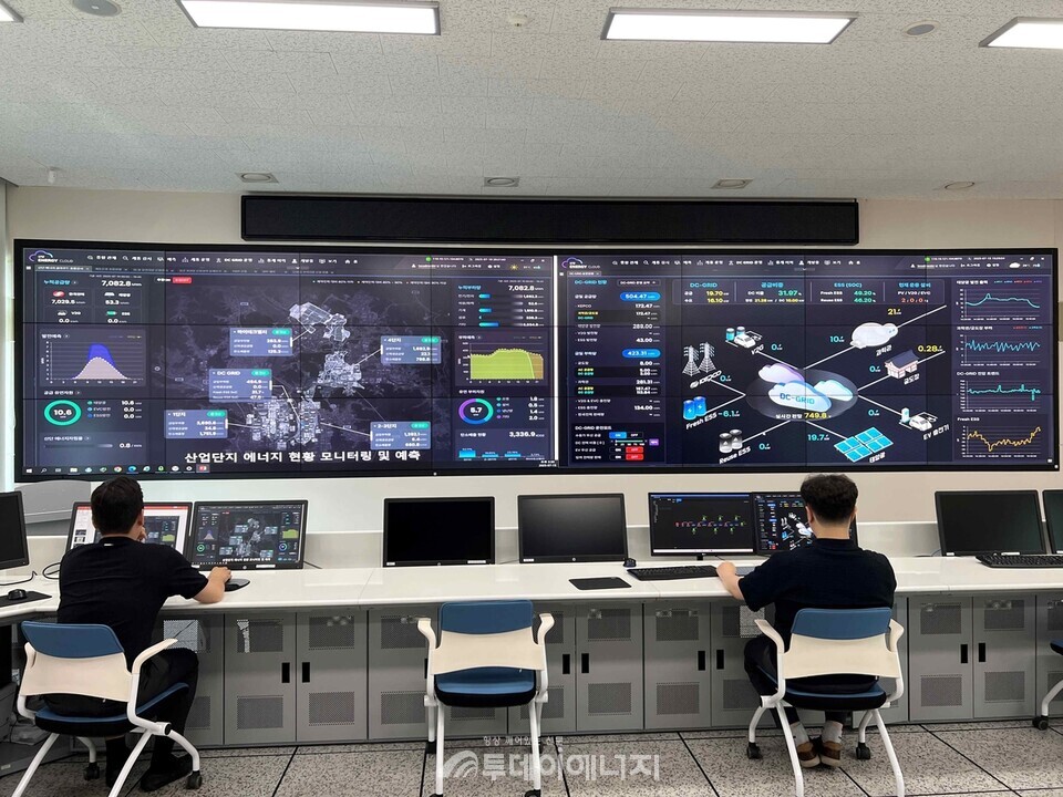에너지 밸리 마이크로그리드 통합운영센터 / 한전제공