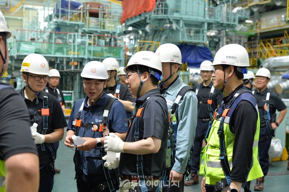 한화엔진은 노사 공동 대응으로 여름철 산업안전을 강화하고 있다. /한화엔진