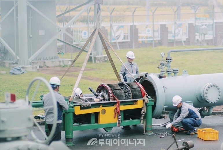 가스기술공사는 1일 2회 관로점검·부식방지·ILI 피깅 등 통합관리로 기반시설 보호하고 있다.  /가스기술사 제공