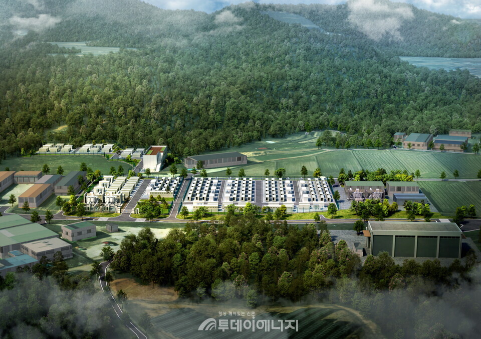 남부발전이 전력거래소가 주관하는 ‘2025년 제1차 ESS 중앙계약시장 경쟁입찰’에서 우선협상대상자로 선정된 3개의 사업 조감도(고흥)/한국남부발전 제공