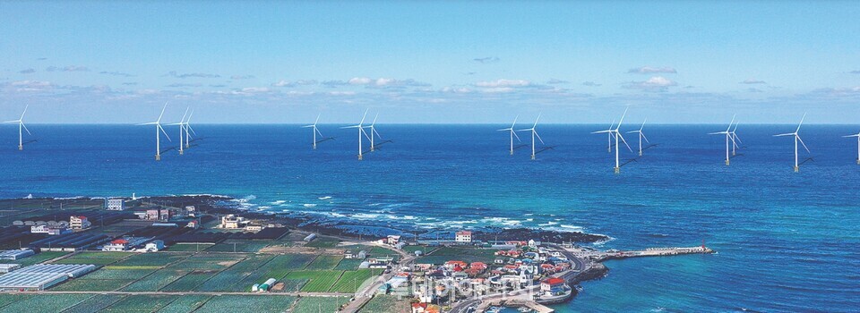 제주 한림 해상풍력 발전단지/제주에너지공사 제공