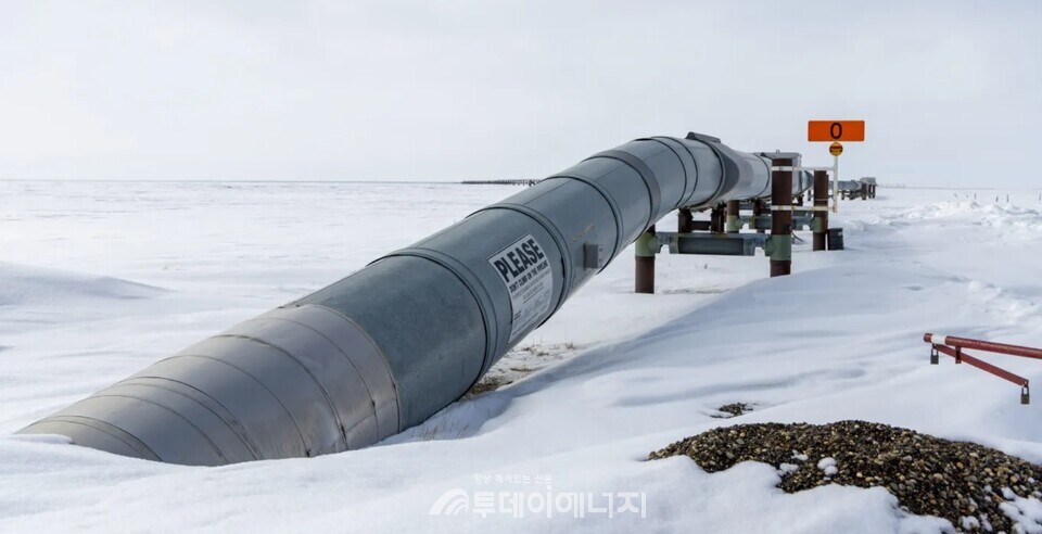 알래스카 파이프라인./ 게티이미지