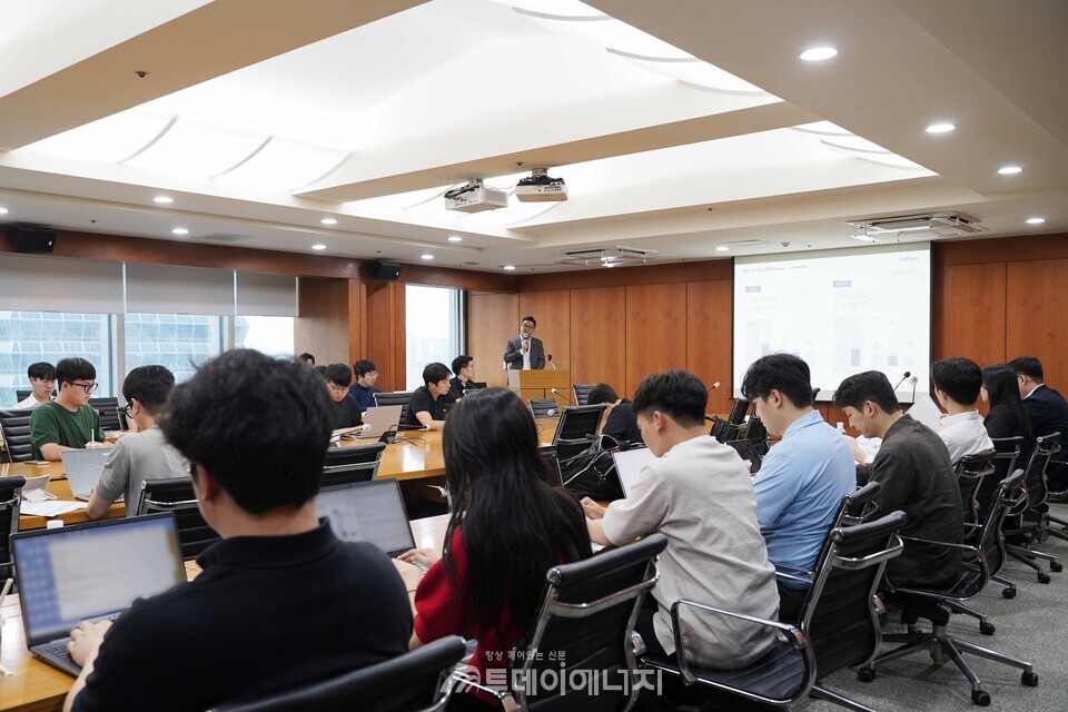 대한전선의 기업 설명회가 진행되고 있다 / 대한전선 제공