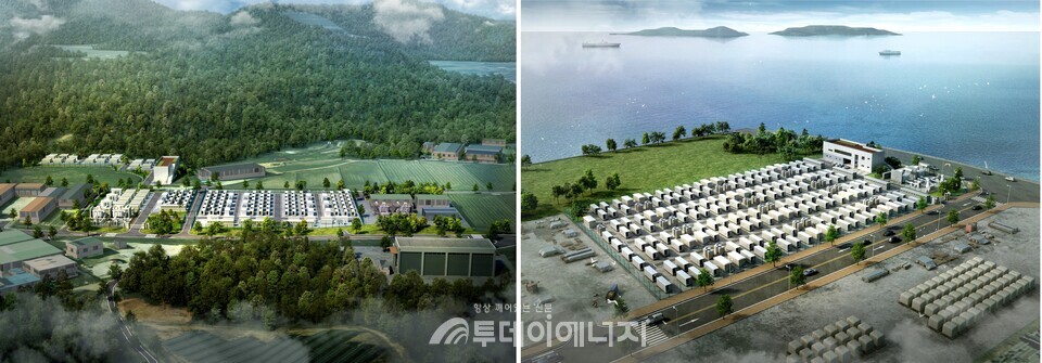 조감도 - (가칭)전남 고흥 BESS, 전남 광양 BESS / BS한양 제공