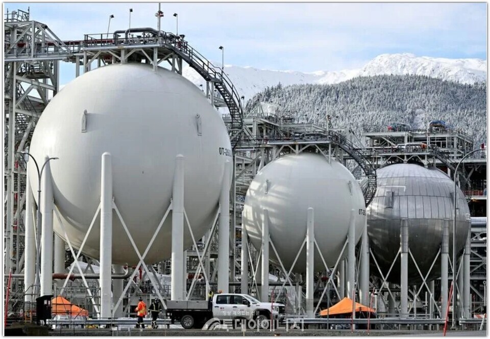 LNG Canada의 캐나다 키티맷 LNG 시설