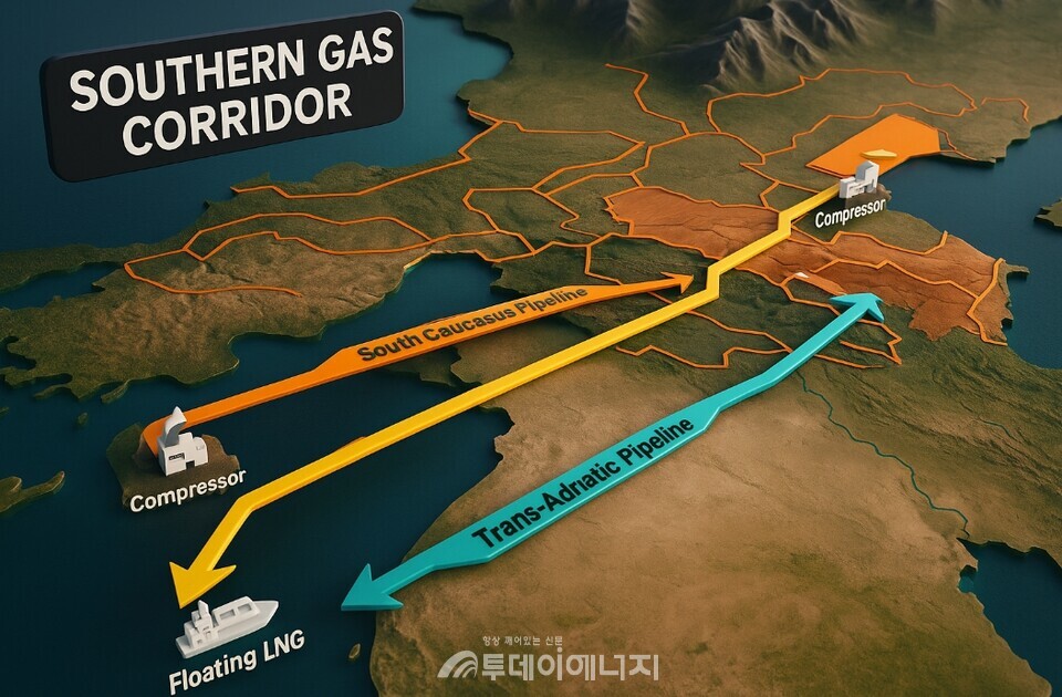 남부 가스 회랑 이미지