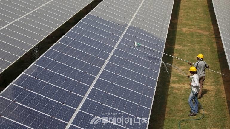 인도 태양광 발전 설비/DSNE 제공