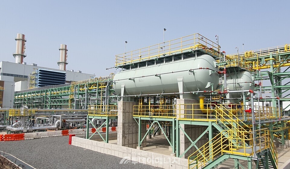 울산GPS에서 터빈이 가동하고 있다./신영균 기자