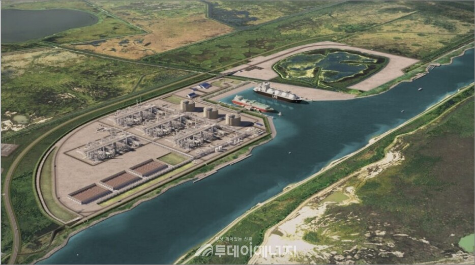 Port Arthur LNG Project phase 1 and 2. /Sempra 제공
