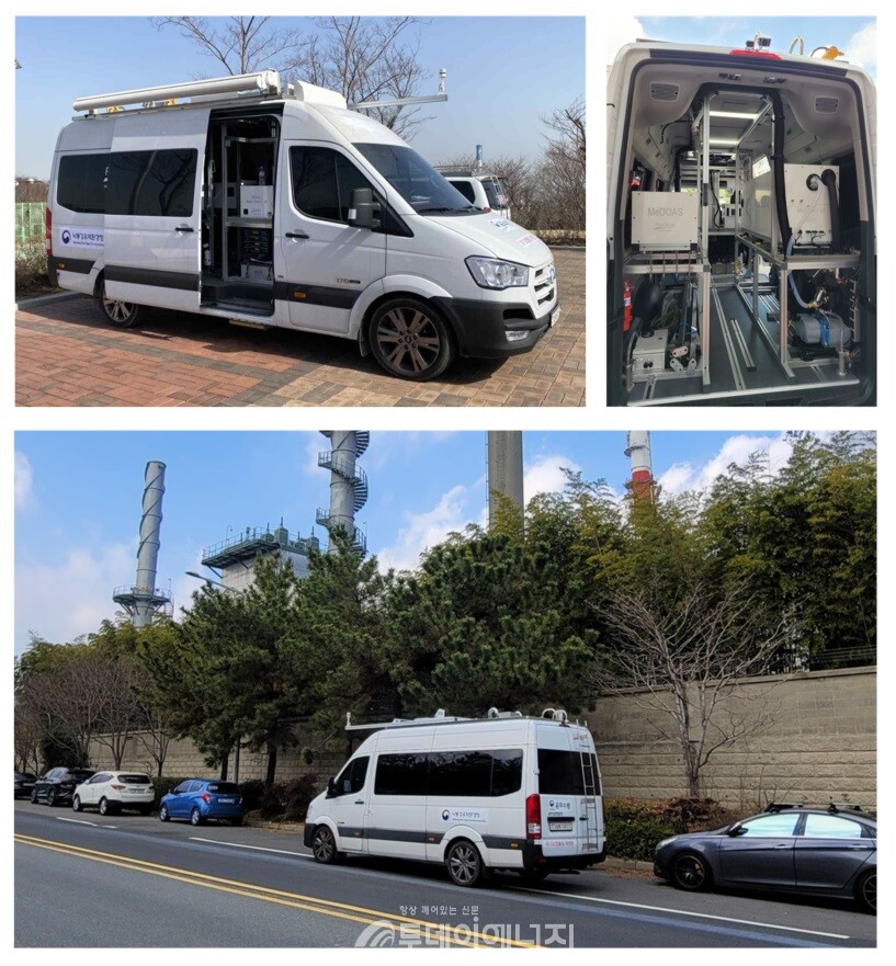 울산화학단지 모니터링 사진./ 낙동강유역환경청 제공