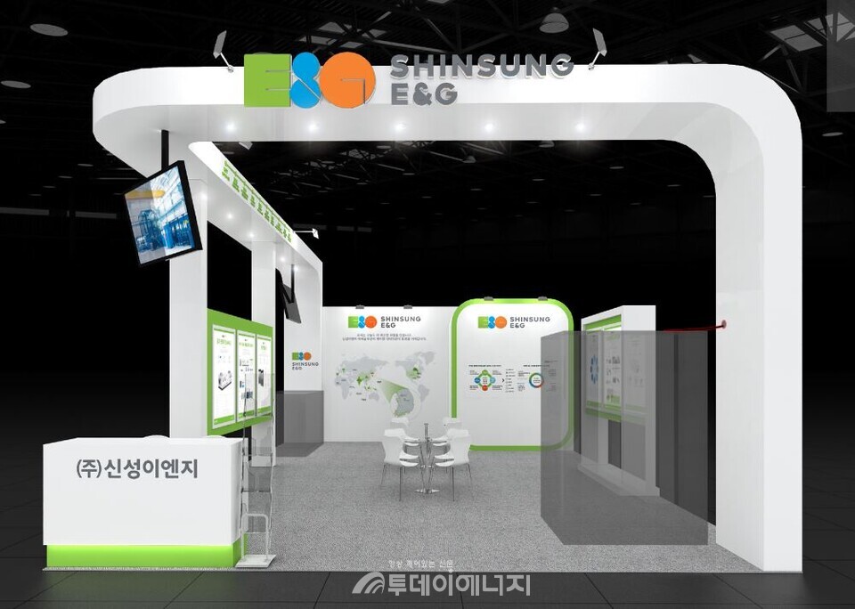 '데이터센터코리아' 2025 신성이엔지 부스 조감도/신성이엔지 제공