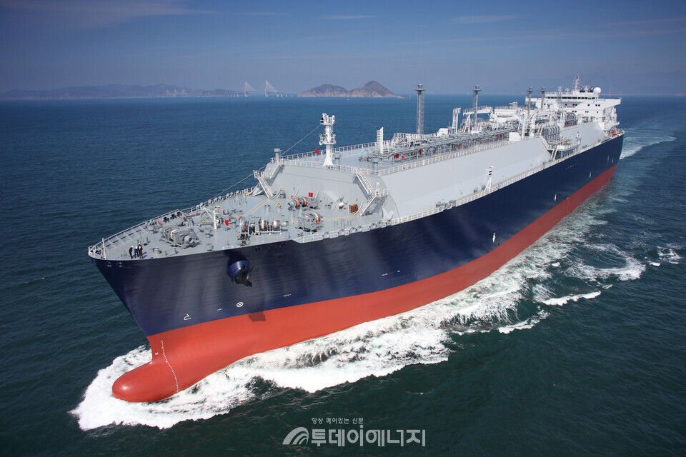 삼성중공업 건조한 LNG 운반선./삼성중공업 제공
