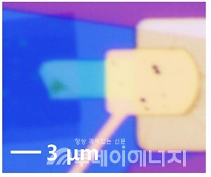 무전력 광센서 소자의 광학 현미경 이미지  / KAIST 제공.