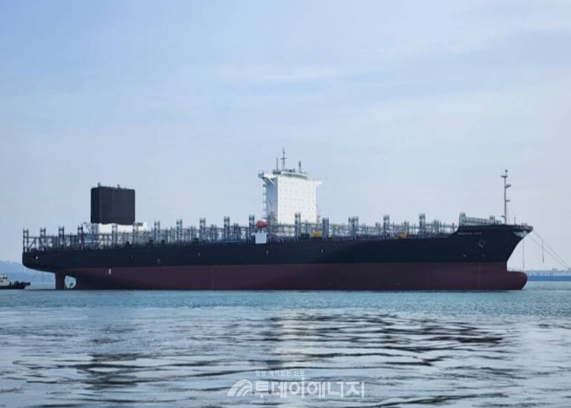 대한조선이 건조한 컨테이너 선박/출처 대한조선