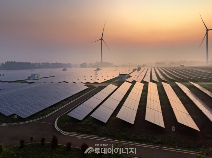 미국 태양광 풍력 발전 단지 모습/ACP 제공