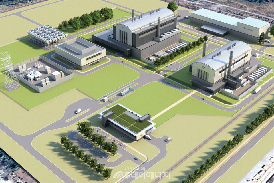 헤르메스 2(HERMES-2) 발전소 조감도/카이로스 파워 자료