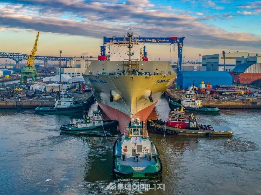 미국 필리조선소 전경./한화오션 제공