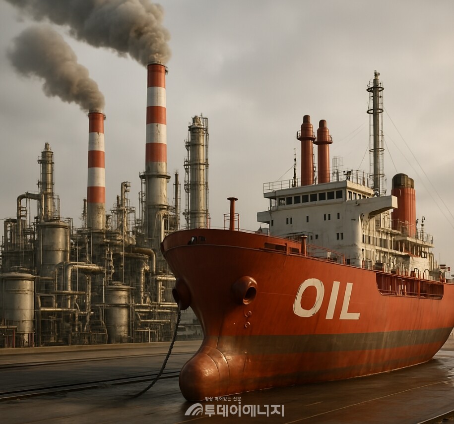 골드만삭스는 지난 4월 유가 전망을 '대폭 하향' 조정했다, 글로벌 경기 침체 '경고음'이 울리고 있다. /이미지 편집