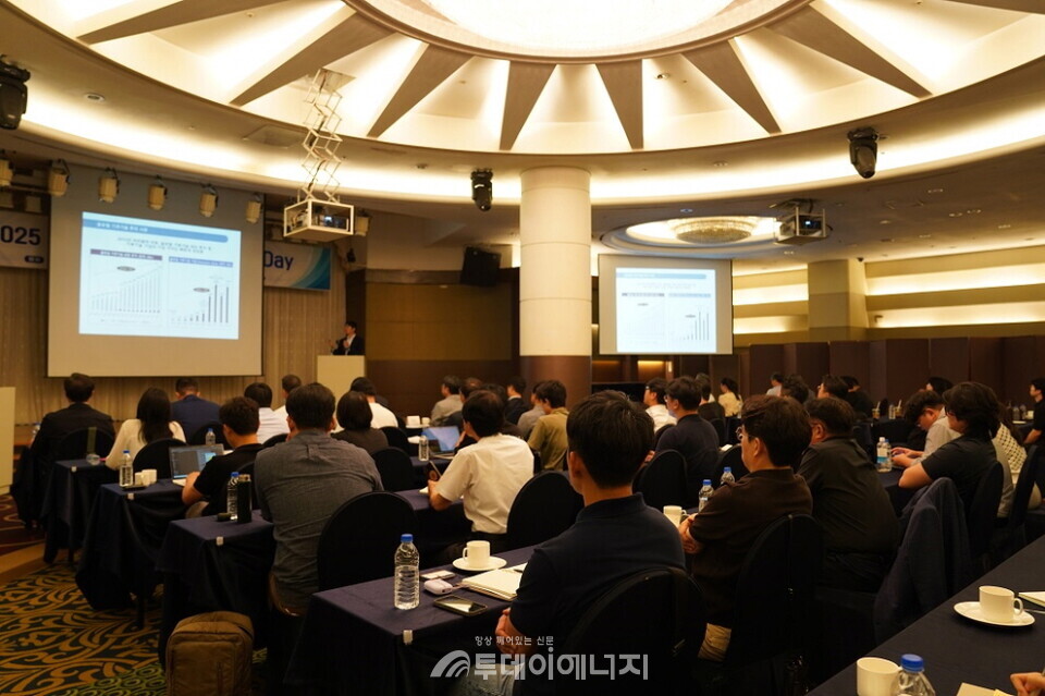 에기평이 3일 리베라호텔 청담에서 '2025 초격차 클리마(Clima) 데이'를 개최하고 있다./ 에기평 제공.