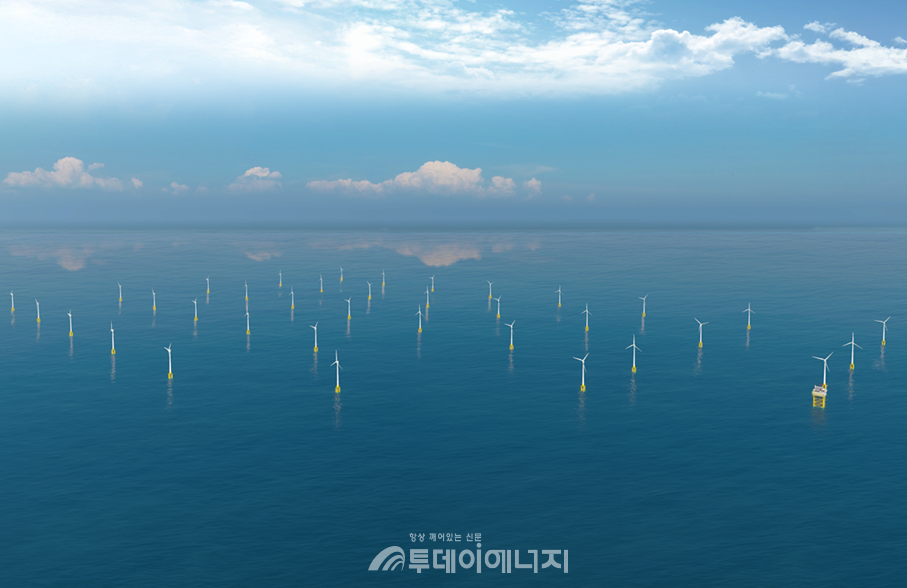 태안 해상 풍력 프로젝트 렌더링 이미지./태안풍력발전 제공