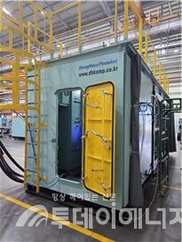 HD현대, 동화뉴텍, KR이 공동 개발한 LNG 증발가스 처리 설비. /HD현대 제공