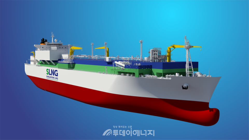 싱가포르 최초 FSRU  / 사진출처 :_싱가포르 LNG 코퍼레이션(SLNG))