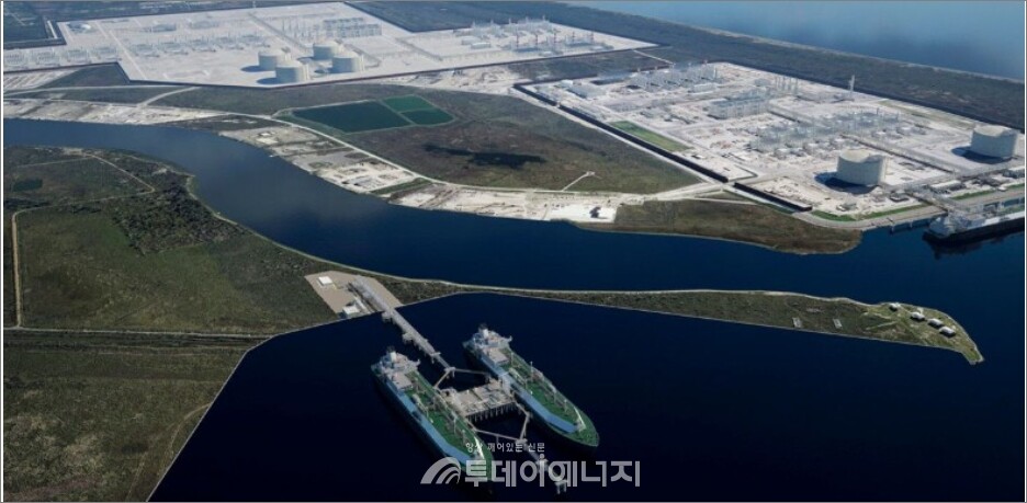 CP2 LNG 시설 조감도. /벤처 글로벌 제공