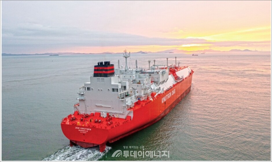  LNG 수송선 ‘조에 크누첸(Zoe Knutsen)’호