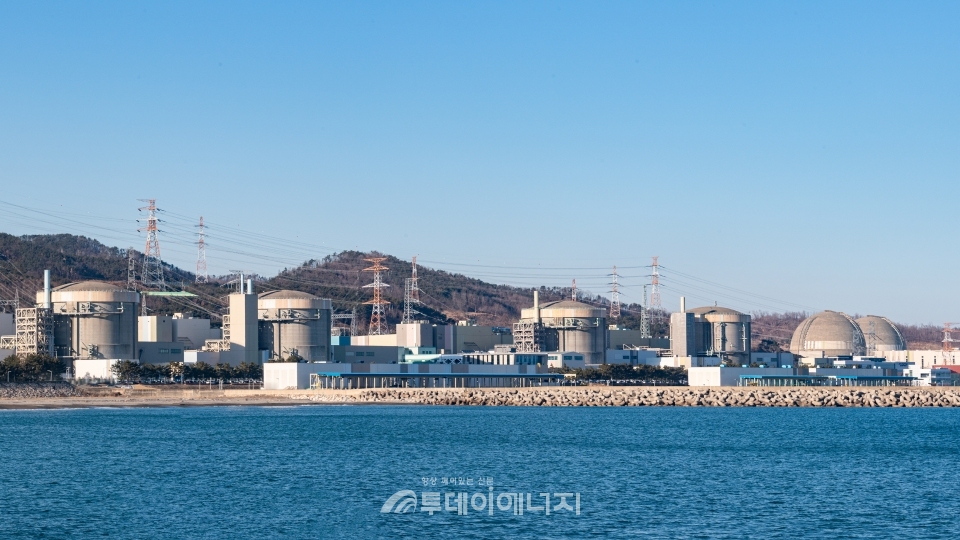 월성원자력 전경(월성2호기 왼쪽에서 3번째) / 한국수력원자력 제공