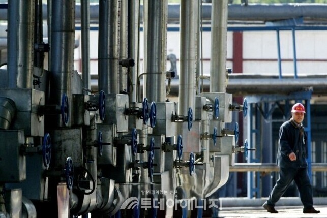 중국 북동부 지린의 정유시설/출처 VOA