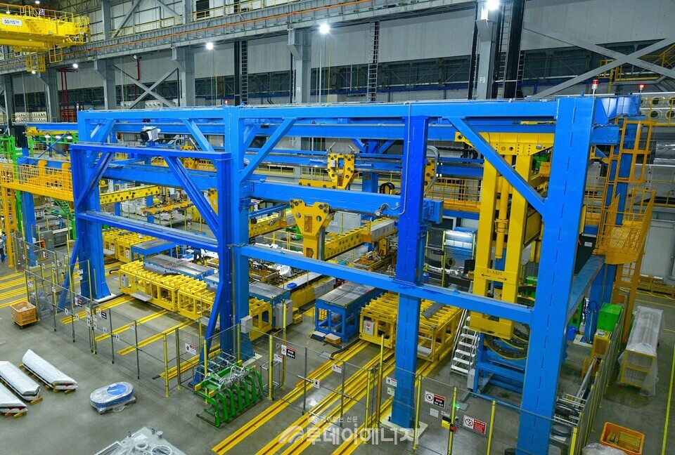 HD현대일렉트릭 변압기 스마트 공장 철심자동적층설비 / 투데이에너지 DB