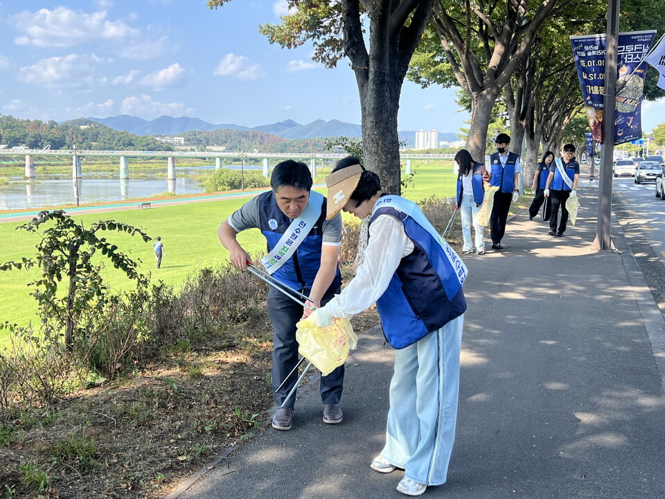 한국수력원자력은 정부가 추진한 '대한민국 새단장 주간 캠페인'에 동참했다 / 한국수력원자력 제공