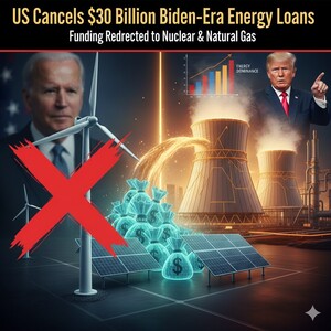 트럼프 행정부, 바이든표 '그린 에너지' 대출 300억 달러 전격 취소 - 뉴스 썸네일 이미지
